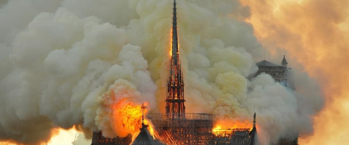 Notre Dame on Fire