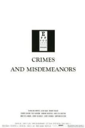 Crimes and Misdemeanors