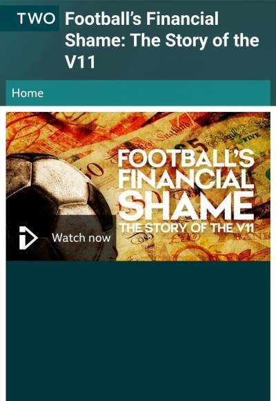 Football's Financial Shame: The Story of the V11