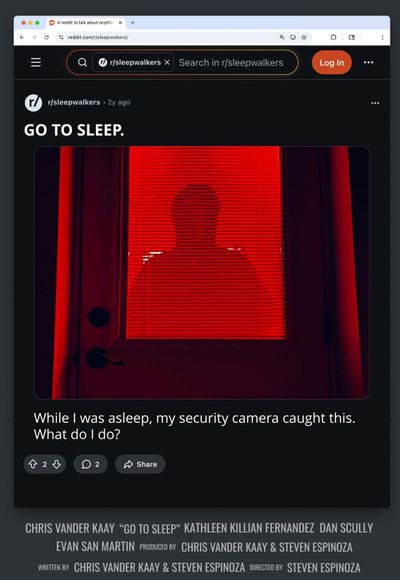 Go to Sleep