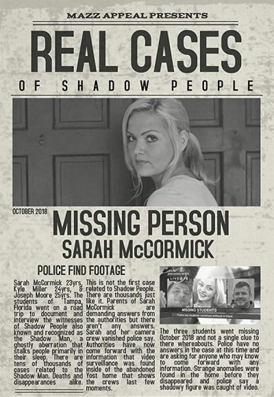 Real Cases of Shadow People The Sarah McCormick Story